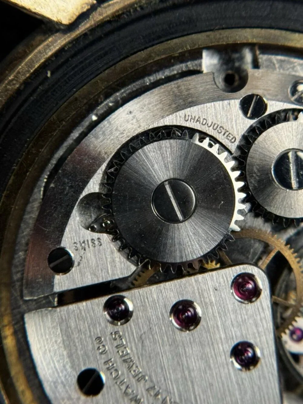 Longcrest 17 Jewel Swiss Incabloc Manual Wind 10K RGP Watch Parts